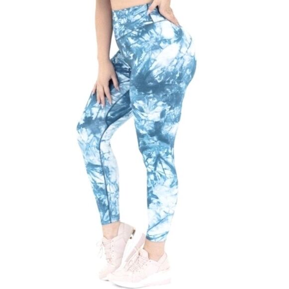 Balance Athletica (Vitality) Tie‑Dye Leggings • Blue • Size Small • EUC - Picture 1 of 3